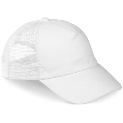 5 Panel Trucker Cap – Brushed Cotton & Mesh | 7 Colours