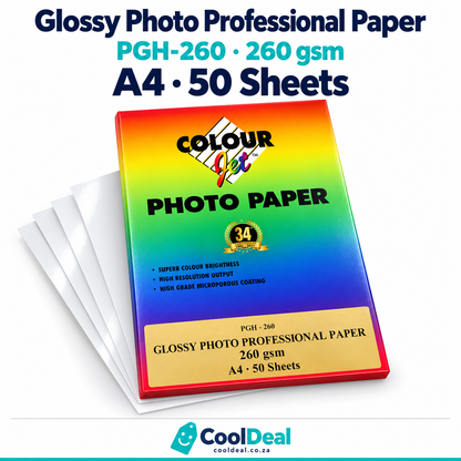 Colourjet PGH-260 Glossy Photo Professional Paper 260gsm