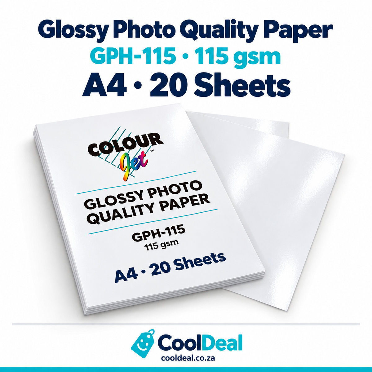 Colourjet GPH-115 Glossy Photo Quality Paper 115gsm