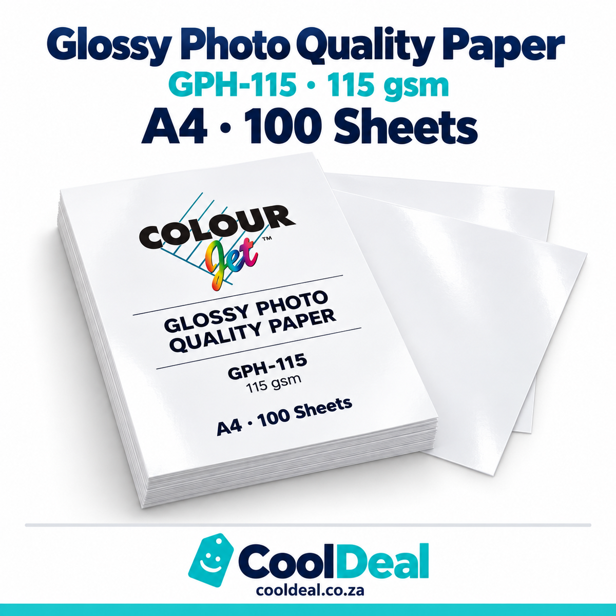 Colourjet GPH-115 Glossy Photo Quality Paper 115gsm
