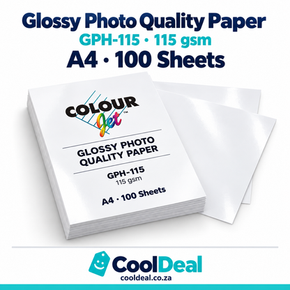 Colourjet GPH-115 Glossy Photo Quality Paper 115gsm