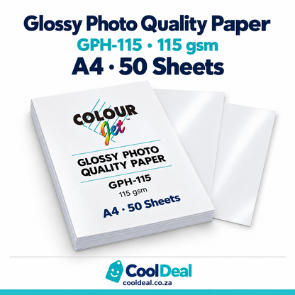 Colourjet GPH-115 Glossy Photo Quality Paper 115gsm
