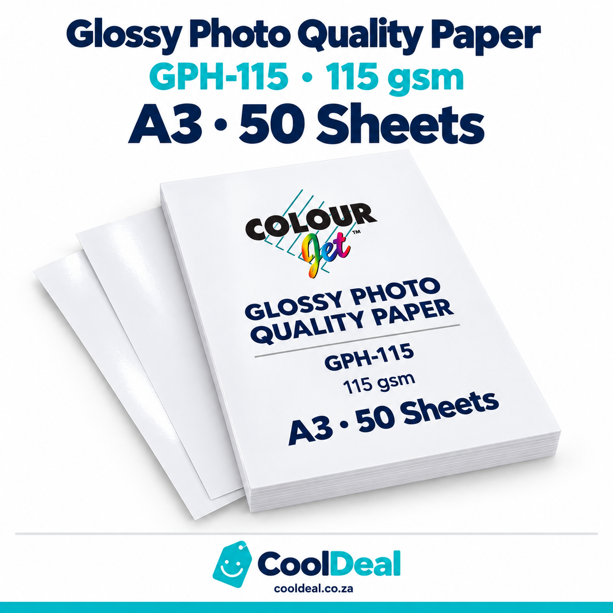 Colourjet GPH-115 Glossy Photo Quality Paper 115gsm