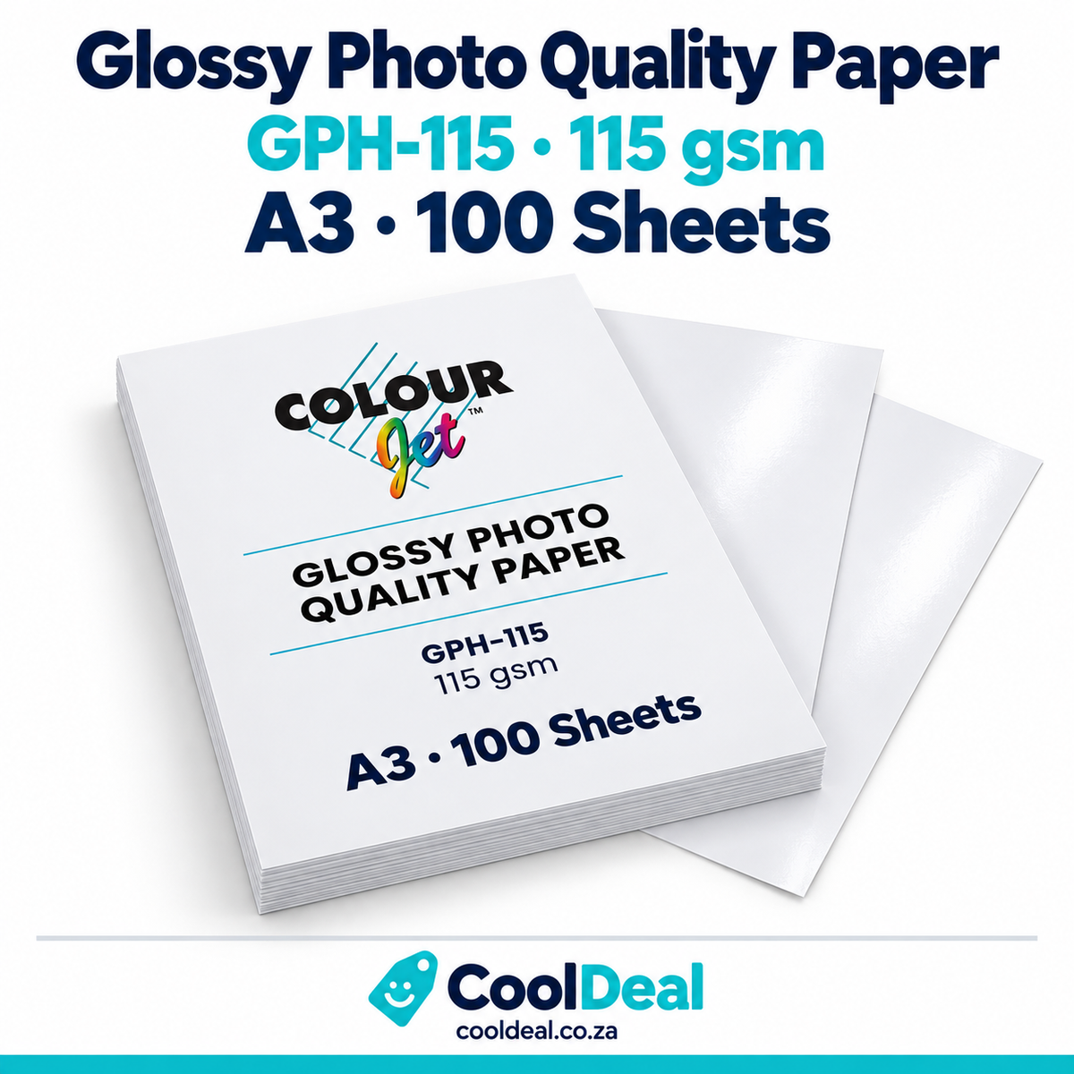 Colourjet GPH-115 Glossy Photo Quality Paper 115gsm