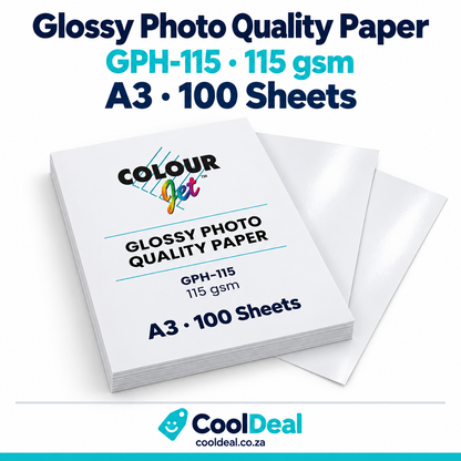 Colourjet GPH-115 Glossy Photo Quality Paper 115gsm