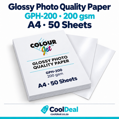 Colourjet GPH-200 Glossy Photo Quality Paper 200gsm