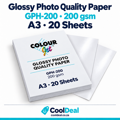 Colourjet GPH-200 Glossy Photo Quality Paper 200gsm