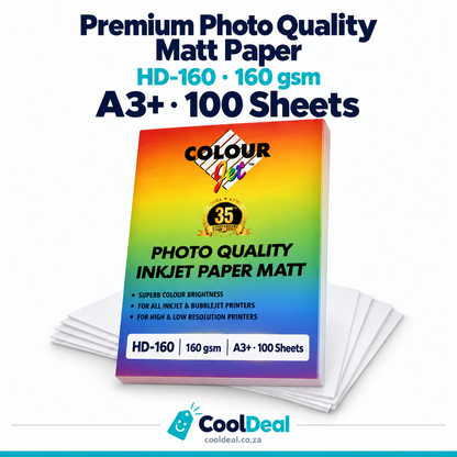 Colourjet HD-160 Premium Photo Quality Matt Paper 160gsm
